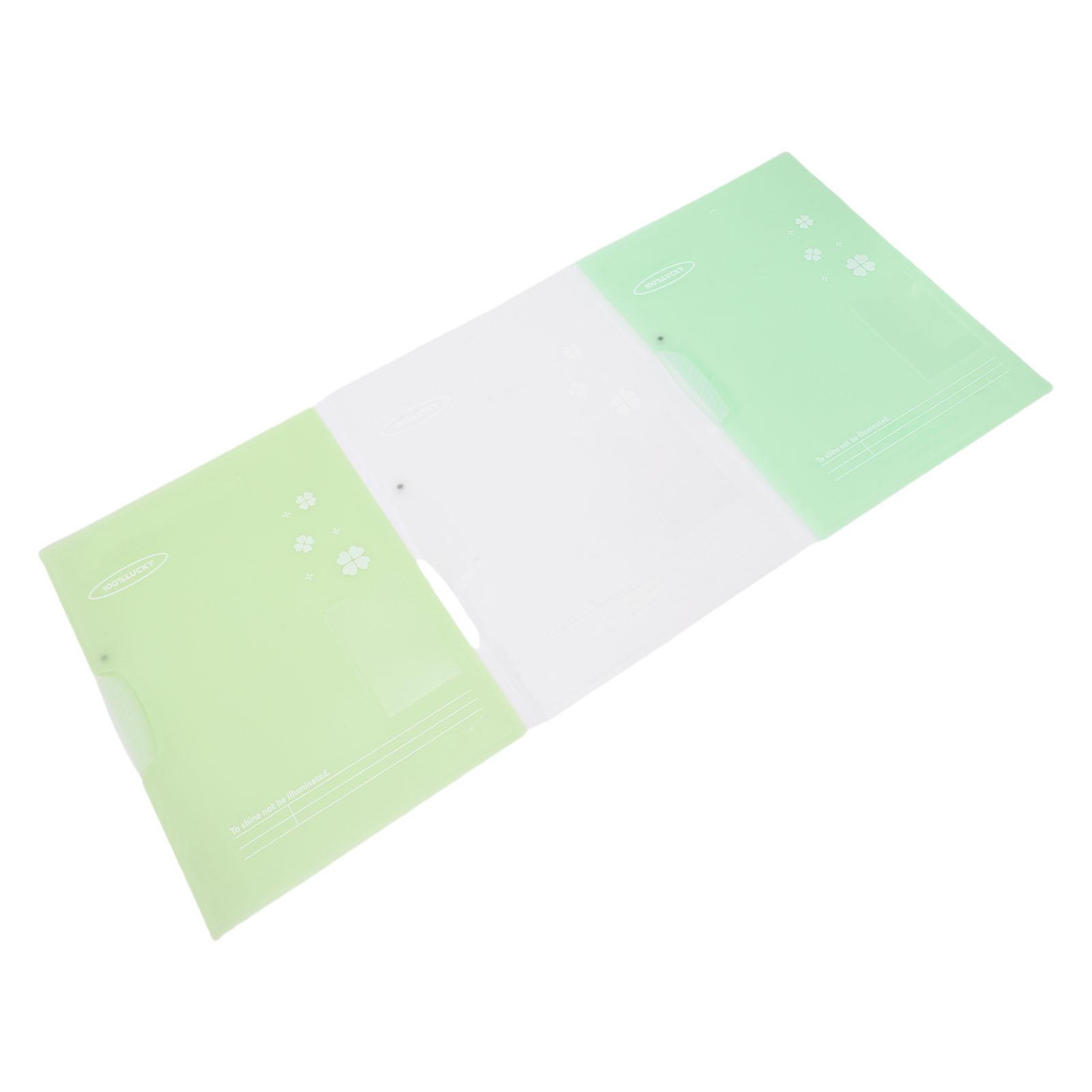 

3 Pcs Report Cover with Clip 40 Sheet Capacity Clear Thickened PP File Folder for A4 and Letter Size Paper