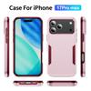 For iPhone 17 Pro Max Case PC+TPU Military Grade Drop Protective Phone Cover