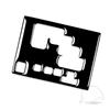 For Toyota 4runner 2010- Accessories Car Plastic Black Interior Shiftin Gears Frame Trim Sticker