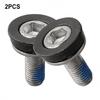 2PCS Bottom Bracket Nuts Road Bike Screw Waterproof