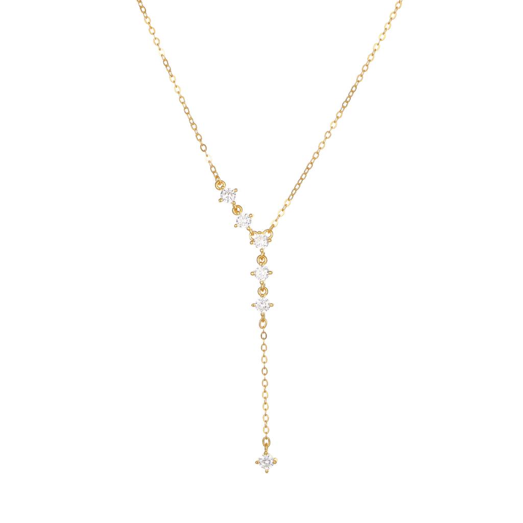 New Tassel Necklace for Women, Popular Korean Style Cool and Delicate Collarbone Chain, Sweater Chain