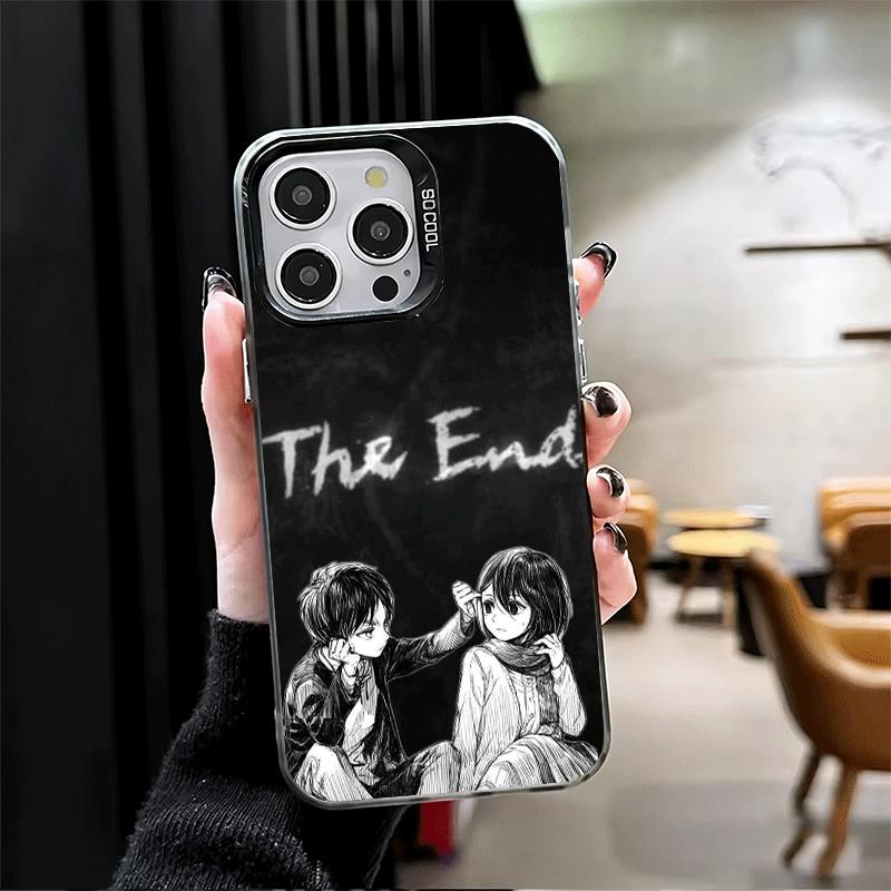 A-Attack On T-Titan Mikasa Soft Phone Case for iPhone 15 16 17 Pro Max 17Air 16E 14 Plus 13 12 Mini Shockproof Cover Back Shell