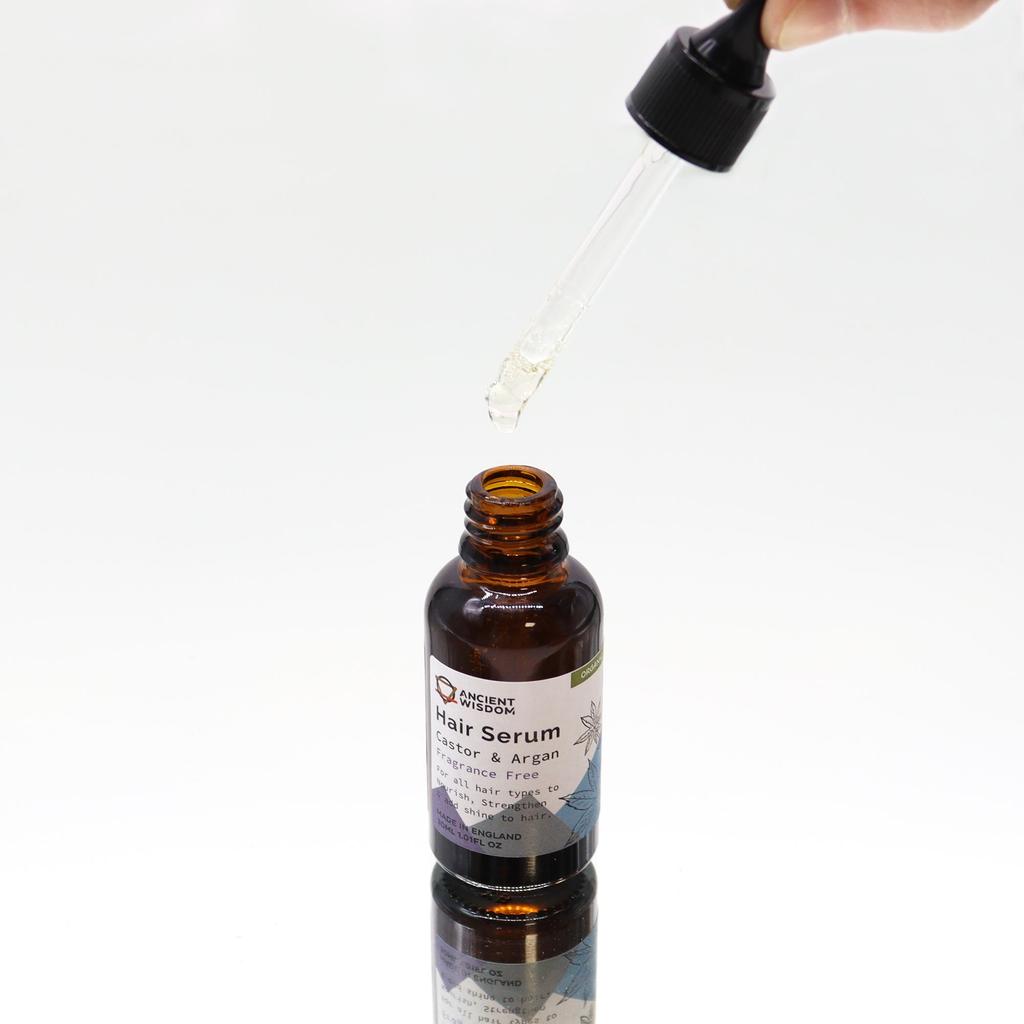 Hair Serum Organic Fragrance Free 30ml