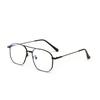 Fine Frame Metal Sunglasses Female Double Beam Toad Glasses Color Film Gradual Change Sunglasses Men'S Glasses