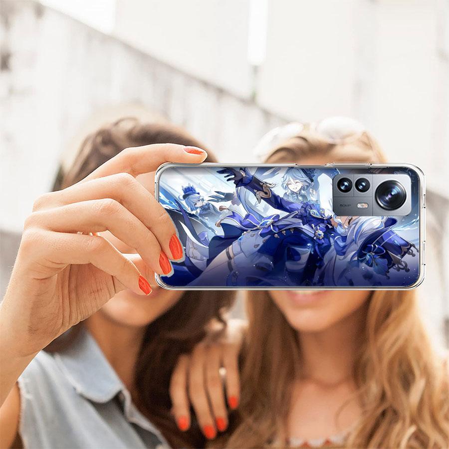 Cute Furina Genshin Impact Phone Case For Redmi Note 15 Pro 5G 14 13 12 Pro Plus 11 11T 11E 11S 10 Pro 10S 9 9S Cover Cell Clear