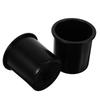 2Pcs Plastic Cup Holder Set Recessed Design for Rv Boat Car Cinema Seat Poker Table High Toughness Corrosion Resistant Easy