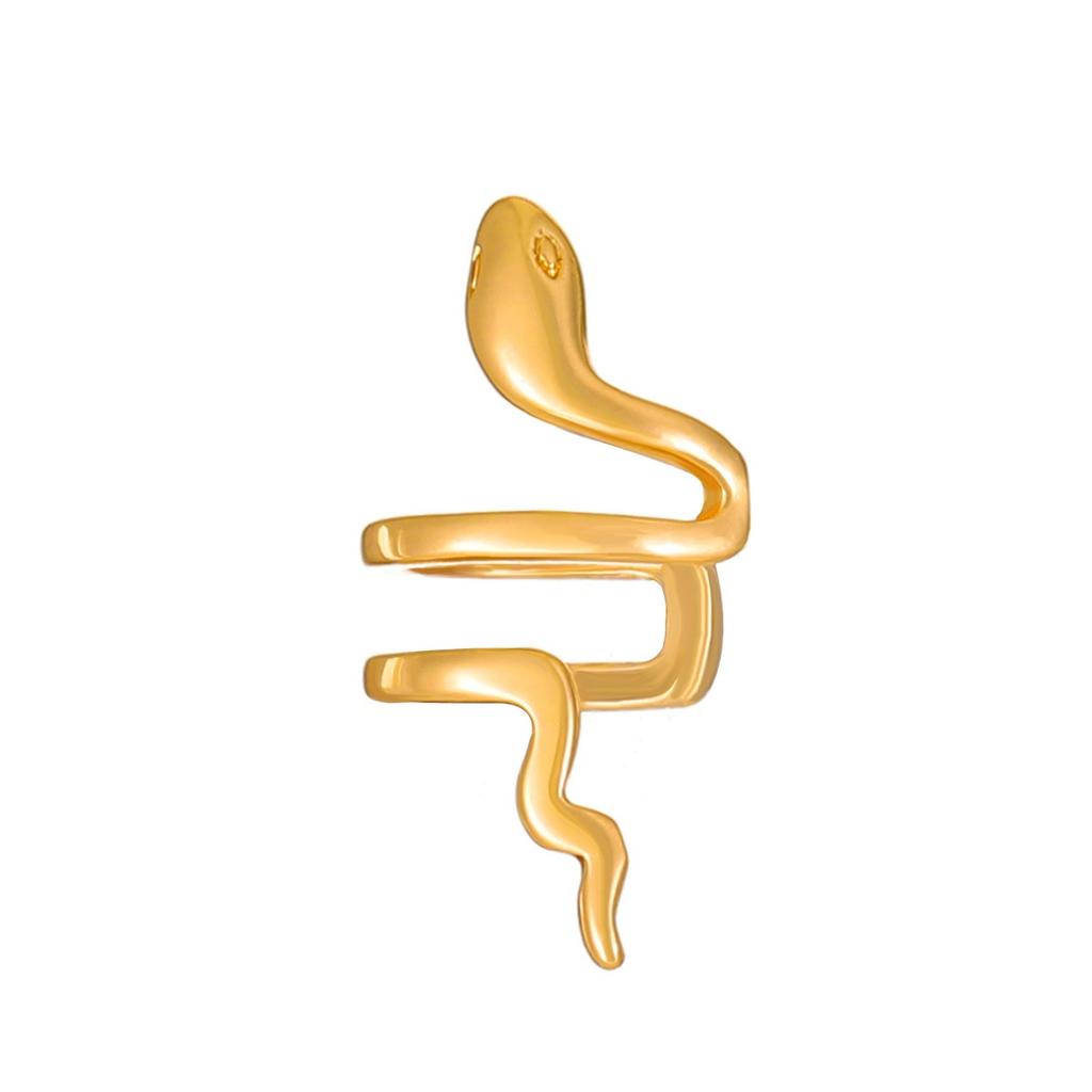 Ins Minimalista Forma de Serpiente Ear Cuff Sin Perforación para Mujer Tendencia Único Pequeño Clip de Oreja de Serpiente Estilo Frío Uso Diario Fiesta Accesorio de Oreja Estético