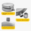 150ml/180ml Titanium Flask Alcohol Whisky Wine Flask with Refill Funnel for Outdoor Camping