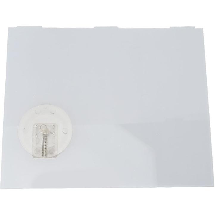 RV Screen Door Slider Panel Replacement Clear Plastic Push Down Knob Opener 12X9.75 Inch for RV Entrance Screen Door