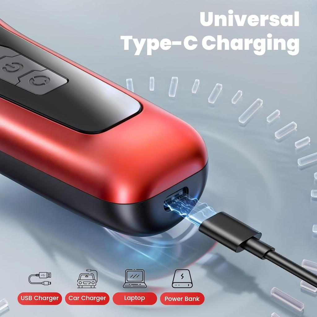 Dog Clippers Pet Shaver for Heavy Thick Coats, Low Noise Cat Grooming Kit Rechargeble Dog Hair Clipper, 2-Speed Cordless Pet Hair Trimmer for Medium