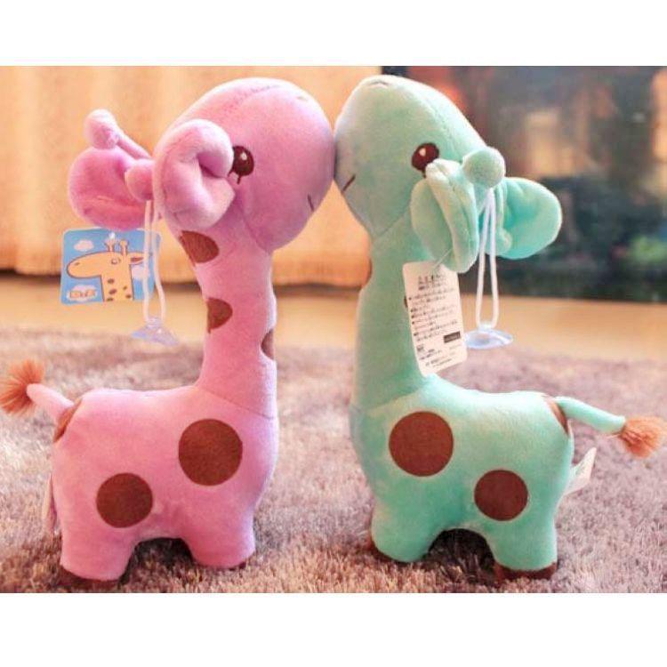 Colorful Giraffe & Deer Plush Toy - Perfect Wedding or Children's Gift