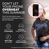 PHOOZY Thermal Phone Case Apollo II Series : Cell Phone Pouch with AGION Lining Prevents Overheating Extends Battery Life Provi