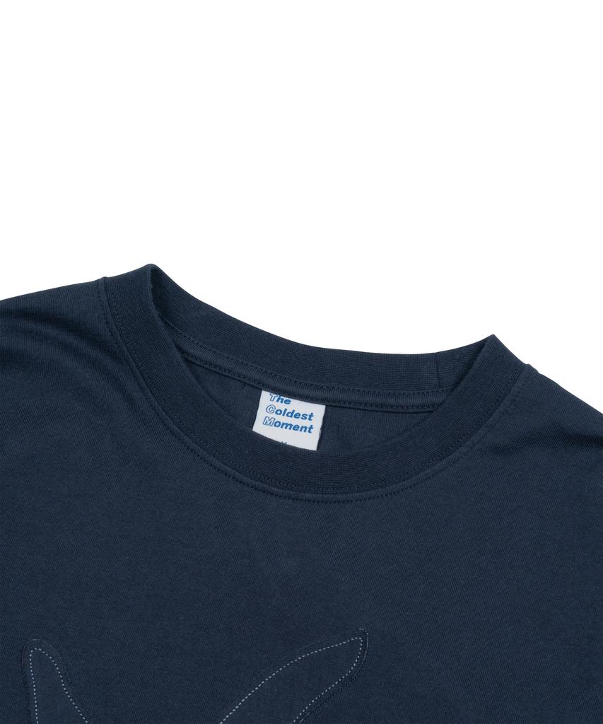 THE COLDEST MOMENT Tcm Vintage Logo Long Sleeve (Navy)