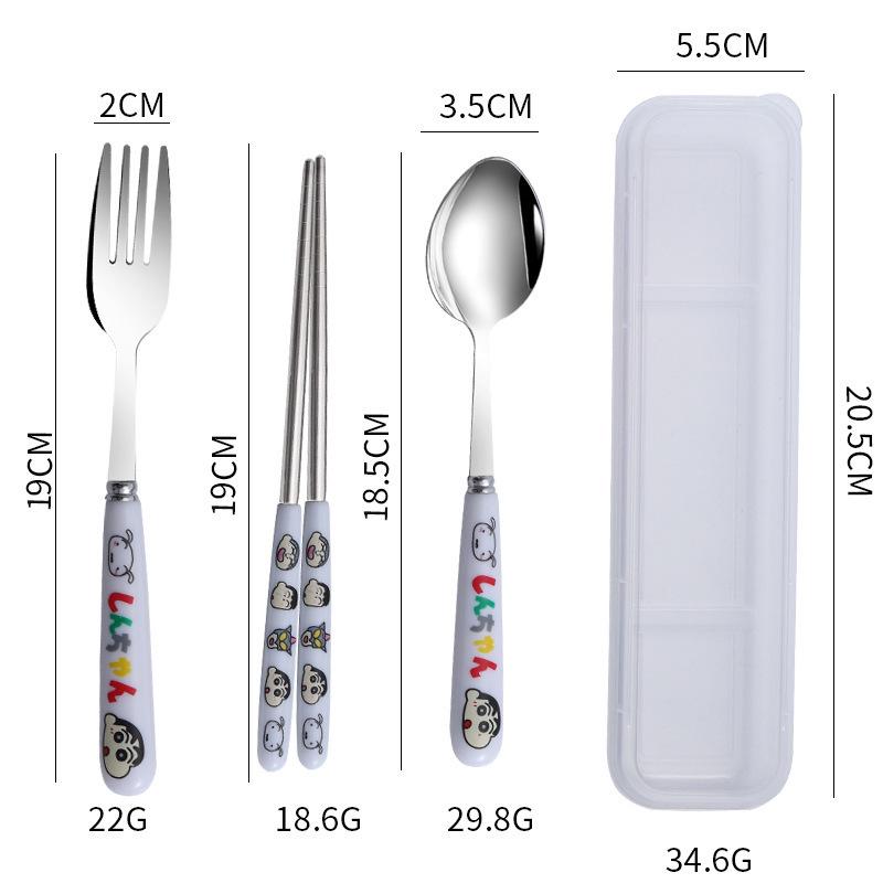 Customizable Stainless Steel Portable Cutlery Set