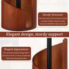 New Paper Towel Holder Wooden Kitchen Spiral Roll Paper Holder Anti-Skid Tissue Vertical Stand Countertop Bathroom Decoration
