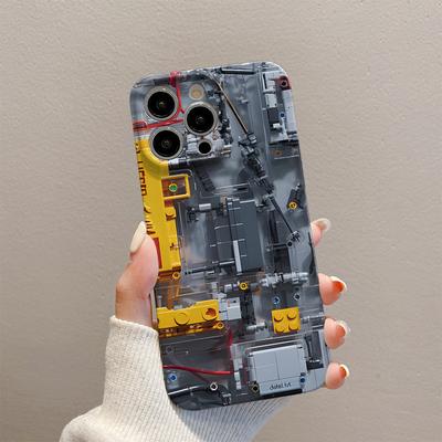 Kreative Installation Mechanische Handyhülle für Apple 13pro High-End Rundumschutz IPhone 15 Handy-Schutzhülle