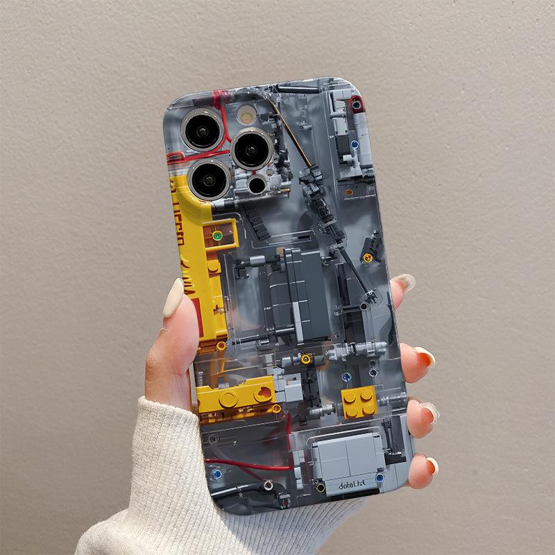 

Creative Installation Mechanical Phone Case for Apple 13pro High-end All Inclusive IPhone 15 Phone Protective Case For iPhone 17PROMAX