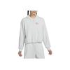 Nike Air Embroidered Logo Hoodie With Zip Women Hoodie Photon-Grey FN1895-025