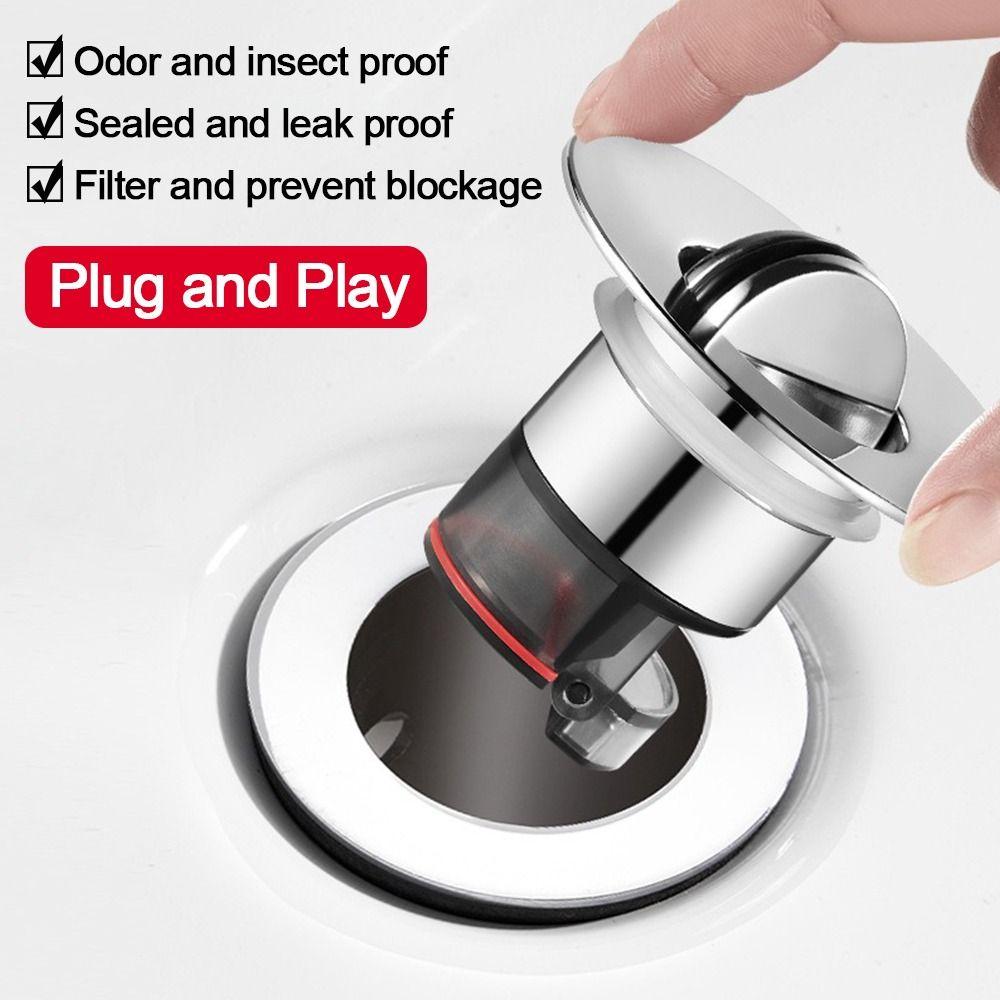 

Anti-Odor Sink Strainer Insect-Proof Sewer Floor Drain Strainer Basin Drain Stopper Universal