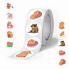 Fashion Creative Capibara Stickers Capybara Cartoon Capibara Stickers  Hand Ledger