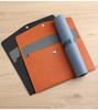 Cross-border A4 Leather Document Folder with Snap Button
