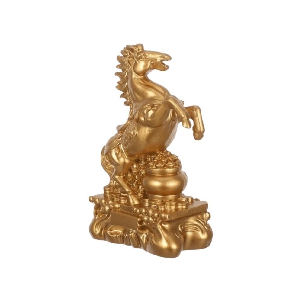 Creative PVC Statue Feng Shui Design Desktop Ornament Zodiac Animal Horse Sculpture  Gift Idea