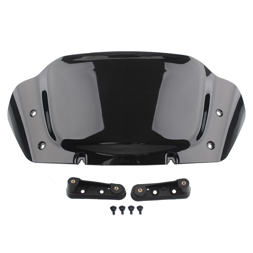 10 inch Motorcycle Accessory Front Fairing Windshield  Windscreen Wind Deflector For Harley Street Glide FLHX/I CVO FLHXSE 2023+