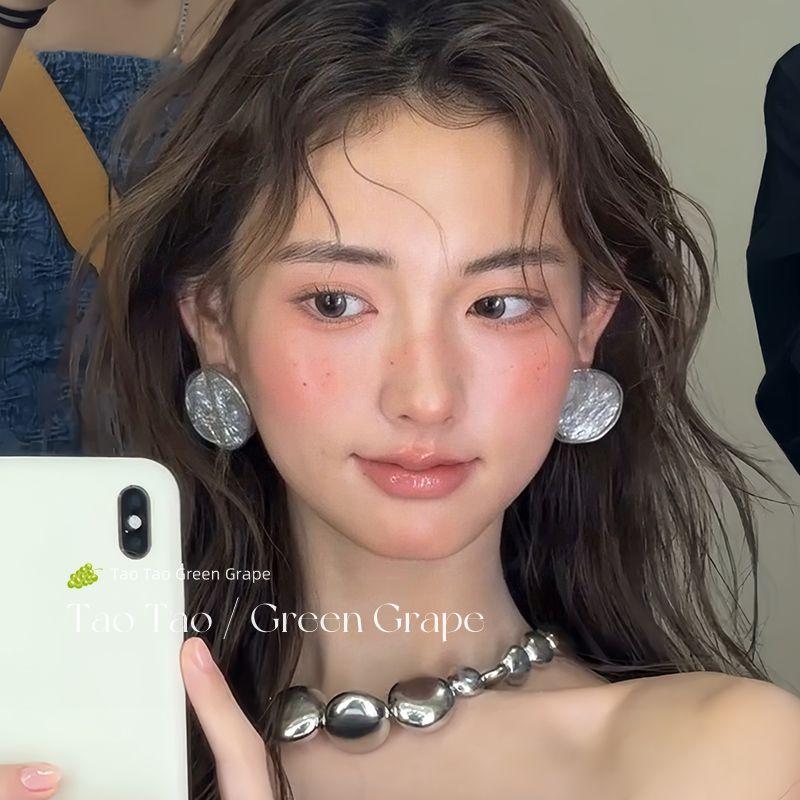 

Fashion Exaggerated Asymmetrical round Earrings for Women 2025 New Arrival Fancy Unique Niche Earrings Square round Face Earrings Asymmetrical unique earrings