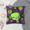 Happy Gir Invaders Zims Throw Pillow Cover Polyester Throw Pillow Creative Pillowcase