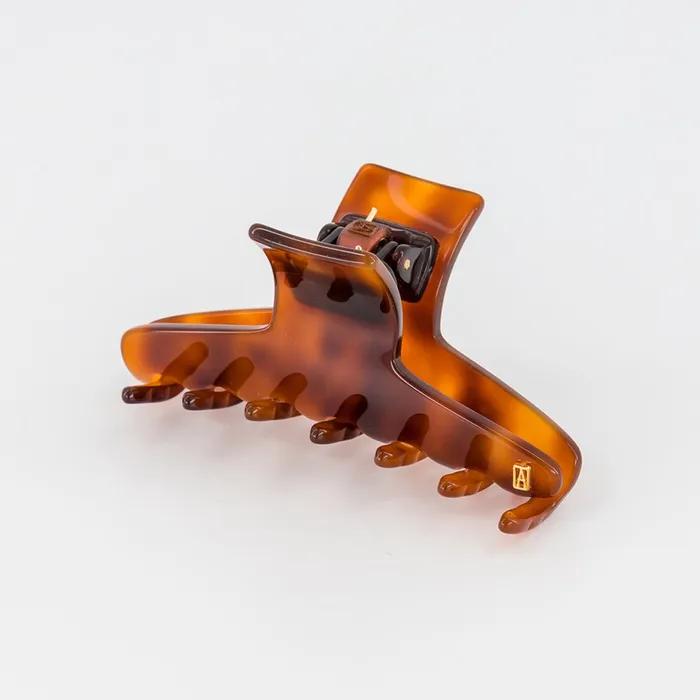 [Alexandre De Paris] Clichy Hair Clip Brown Shell 8.5