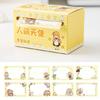 70 Sheets Pull Out Adhesive Notes Pad Small Notepads Cartoon Notes Paper Reminders on Fridges Book Calendar Notebook