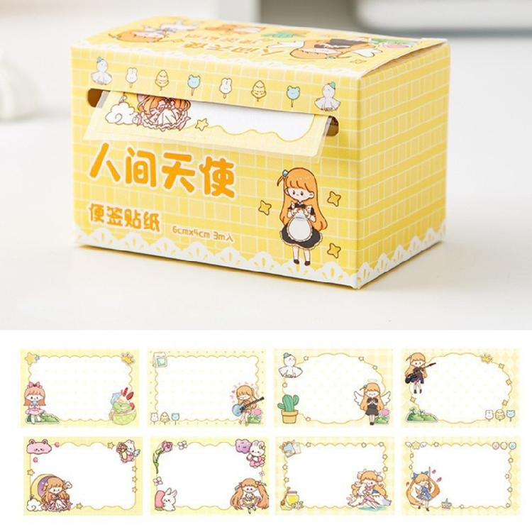 70 Sheets Pull Out Adhesive Notes Pad Small Notepads Cartoon Notes Paper Reminders on Fridges Book Calendar Notebook