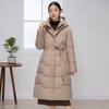 Winter Fashion Casual Windproof Down Coats Women Medium Long Styles Cotton Padded Jacket Down Puffer Hooded Jackets