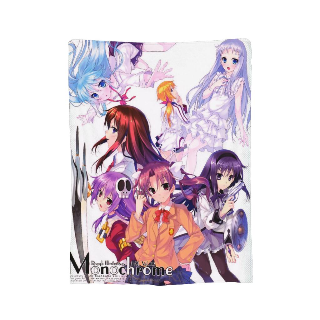 Puella Magi Madoka Magica Anime Blankets Fleece Summer   Multifunction Ultra-Soft Throw Blankets for Bedding Office Quilt