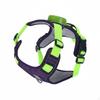 Reflective Dog Vest Harness Function 2in1 Leash Fit for Night Walking, Outdoor Black Red