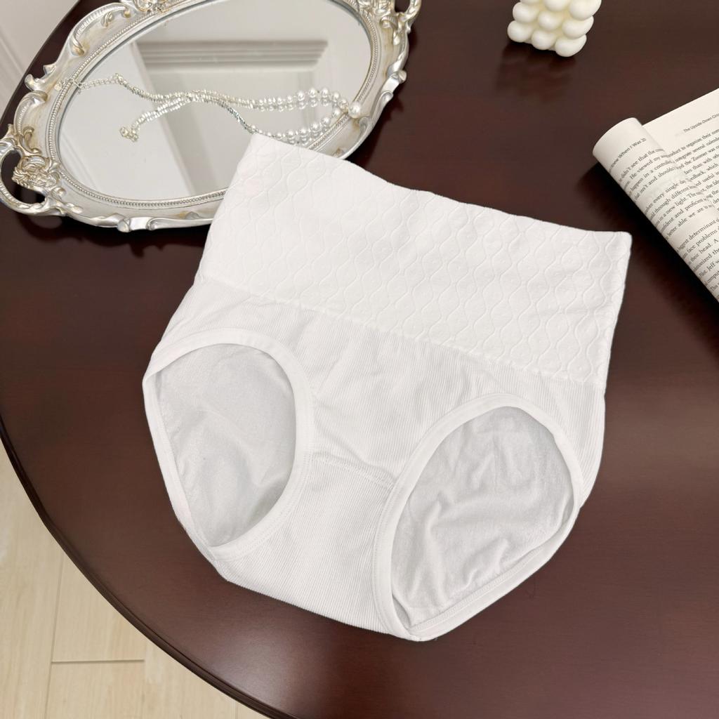 Ladies Spring and Autumn High Waist Abdominal Lift Hip No Trace Cotton Crotch Triangle Briefs
