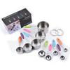 "10-Piece Stainless Steel Measuring Cup & Spoon Set, Food Grade with Handle"