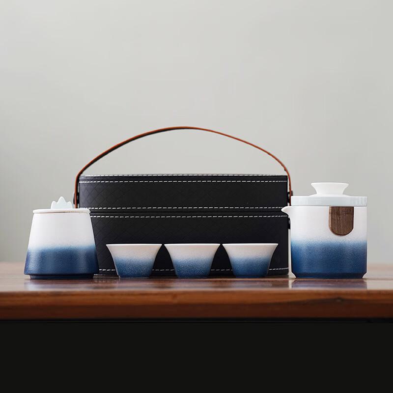 Portable Ceramic Travel Tea Set