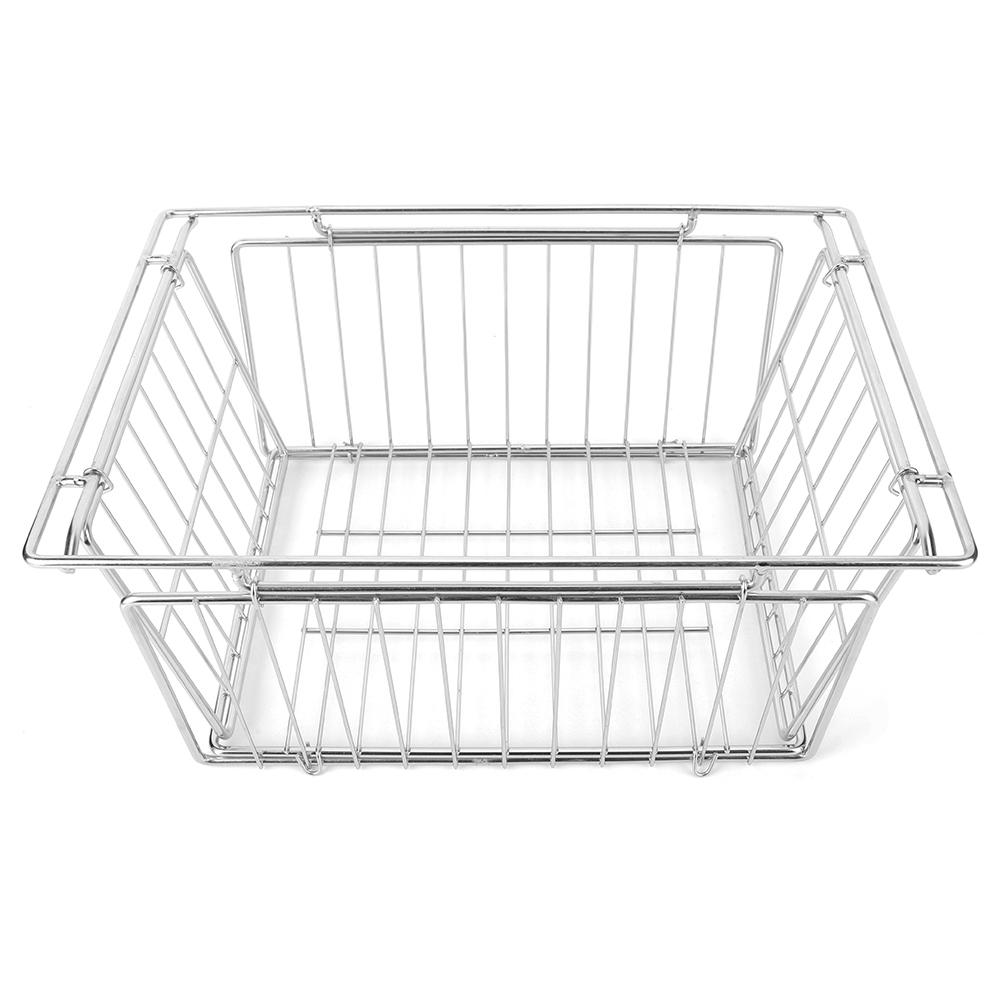 IGT Camping Drain Basket Stainless Steel Multifunctional Table Panel Storage Basket for IGT Desktop Side Expansion Rack