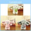 Cute Rabbit Plush Toy Pendant With Polyester Fiber For Backpack Decoration