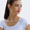 CALLOUTNEWYEAR Shinny Lips Necklace (Silver92.5)