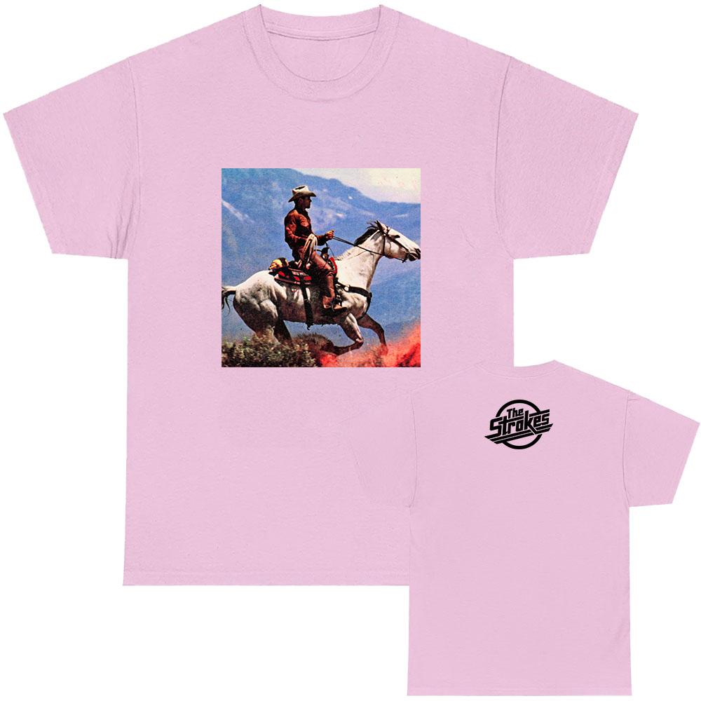 The Strokes Reality Awaits Tee Summer Cotton Short Sleeve Male Tshirt Unisex Streetwear Loose Casual Oneck Fashion Tshirts Top