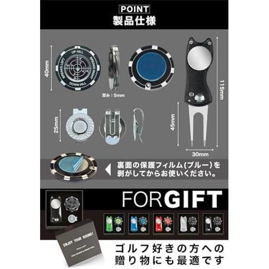 Arena Leo Golf Marker Magnet Cap Clip Hat Green Fork Set Gift Box Included