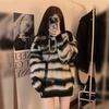 Striped Casual Round Neck Pullover Knitwear - 2025 Autumn/Winter Loose Long Sleeve Women's Sweater