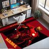 Custom Name Iron Man Printed Carpet,Rug for Office Chair Living Room Bedroom Kitchen Room Decor Gifts.