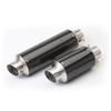 Universal 51mm Motorcycle Exhaust Carbon Fiber Muffler With DB Killer For R15 DUKE125 Z400 R25 Mt15 Cbr500 PCX