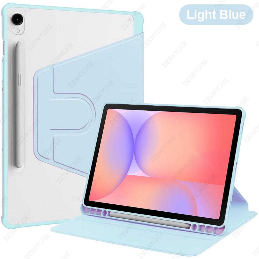 Case for Samsung Galaxy Tab S9 11 Inch S10 FE/S10 Lite 10.9 Inch,360° Rotation Stand Cover with Pencil Holder,Auto Sleep/Wake