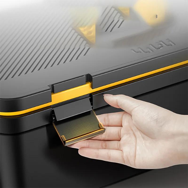 Hardware Electrical Tool Storage Box Large Capacity Double-layer Tool Case Industrial Grade Tool Organizer