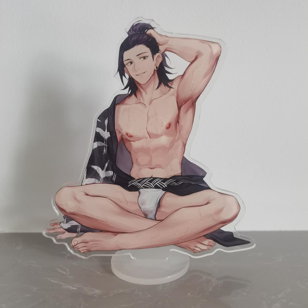 Animation Jujutsu Kaisen Stand Acrylic Animation Design Figure Itadori Yuji Fushiguro Megumi Gojo Satoru Nanami Kento Miniatures Fans Presents