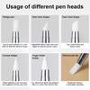 1/10/15 Pcs/Set Dual Ended Rhinestone Nail Art Silicone Pen Sculpture Pen/3D Flower Carving/Dotting Nail Tool Manicure Brush